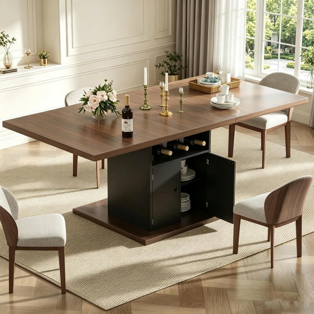 Arredo per soggiorno bianco regolabile