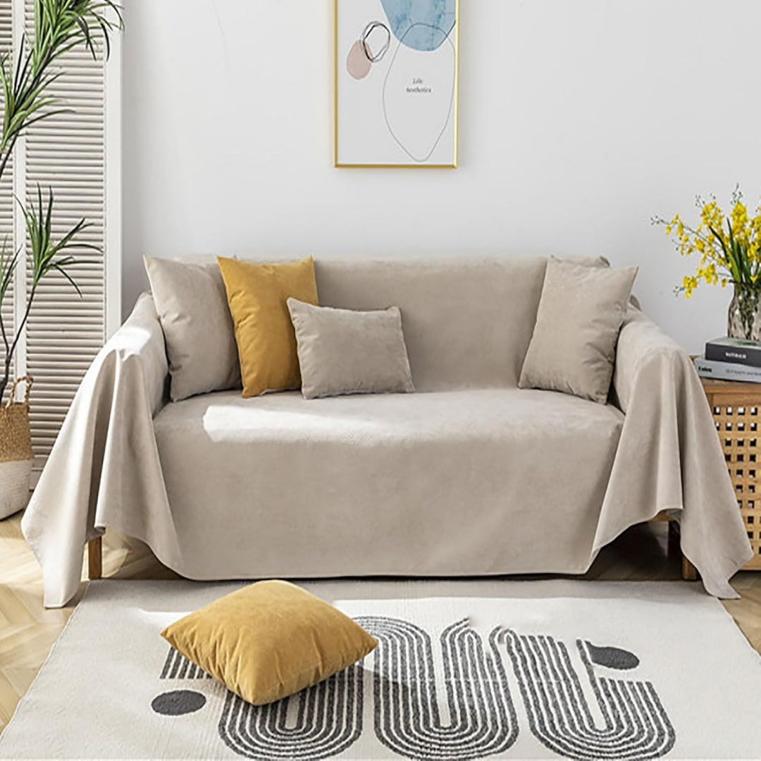 Divano confortevole Impermeabile Copridivano Antiscivolo Copridivani Divano beige