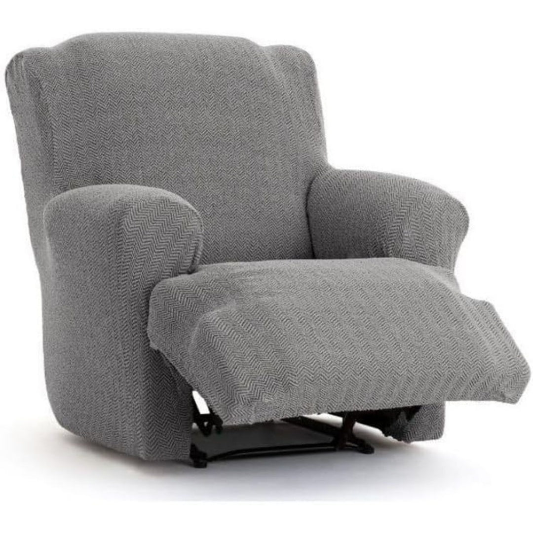 Poltrona confortevole reclinabile grigio