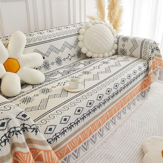 Divano confortevole Daesar Copridivani Posti, Copridivano Divano beige