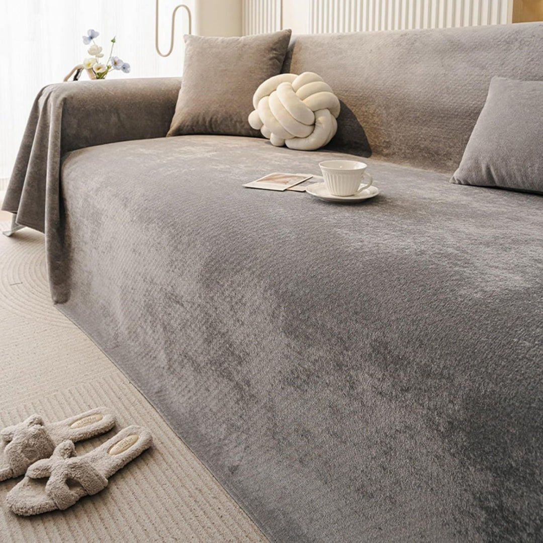 Divano da soggiorno Plaid Impermeabile Divano Grande, Copripoltrona nero
