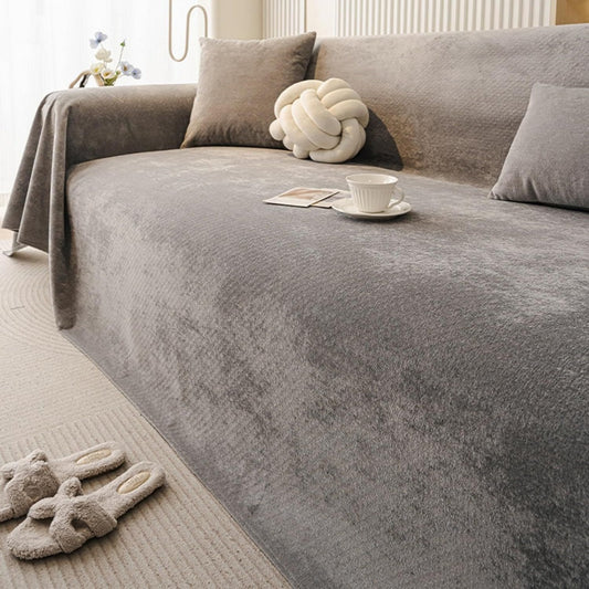 Divano da soggiorno Plaid Impermeabile Divano Grande, Copripoltrona nero