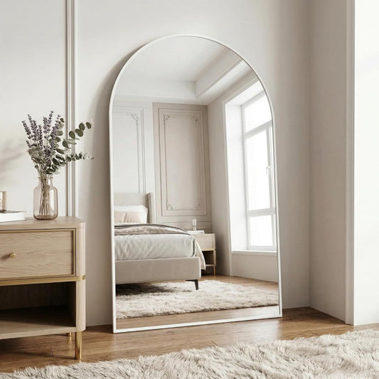 Mobile funzionale BEAUTYPEAK Specchio Muro Curvo Bianco, bianco