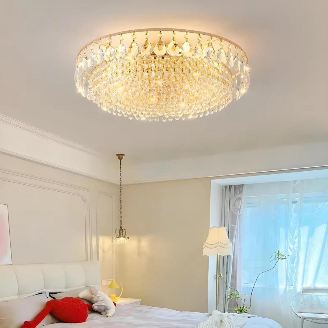 Lampade a sospensione con illuminazione LED oro
