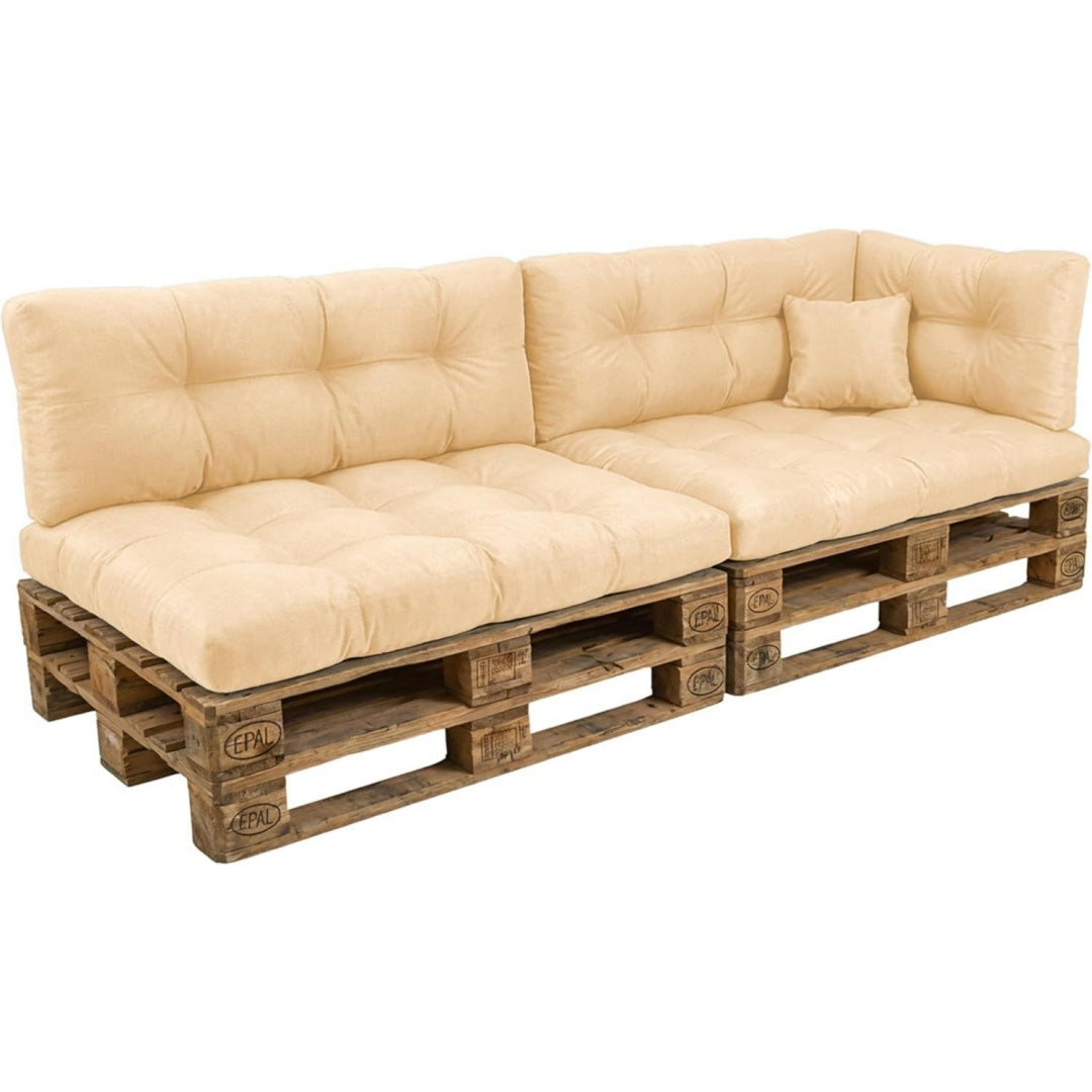 Seduta imbottita beige