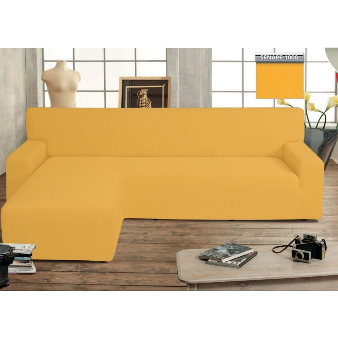 Divano confortevole BIANCHERIAWEB Copridivano Genius Penisola Chaise Longue Modello Swing nero