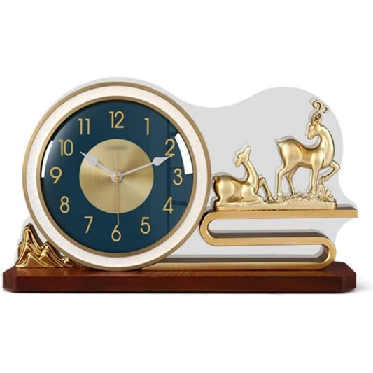 Arredo per soggiorno Orologio Artigianato Decorazione Casa Modern oro